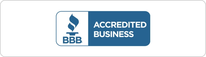 Better Business Bureau certification badge